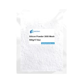 Eastchem Silicon Powder Quartz Sand of 3000 mesh,The Main Ingredients is Silicon Dioxide(SiO2),CAS NO:14808-60-7 (500g)
