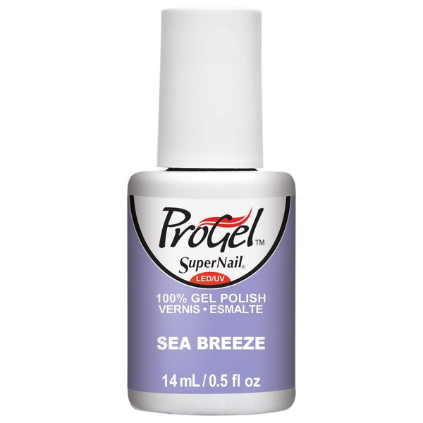 Supernail Progel Gel Polish, Sea Breeze, 0.5 Fluid Ounce