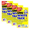 UHU White Tack - Sticky Reusable Adhesive Putty - Pack