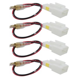 JRSHOME 4-Pack Car Door Speaker Wiring Harness Adapter Connector Plugs for 2004-2006 XA
