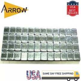 ARROW [1-BOX] 1/4oz Zinc Wheel Weight Stick-On 360 Pcs Adhesive Tape Tire Balancer