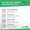 GRAVURZEILE Printed Gym Bag with Saying "Sachen Reintuding - Sports