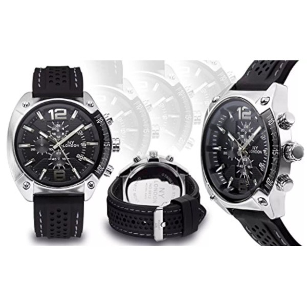 NY London NEW NY London 9812 Mens Boost Collection Black