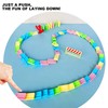 Domino Game Car Toy Set DIY Automatic Placement Domino Train