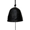 Heiyemon Japanese Wind Chime Nambu Iron Temple Bell Black Color