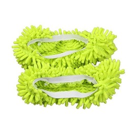 Baluue Adjustable Lazy Mop Slippers Lay Shoe Cover for Floor Cleaning Chenille Material Water Absorbent EU