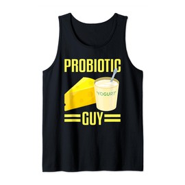 Lustiges Probiotisches Kerl Outfit Probiotika Trinken Darm Gesundheit Männer Tank Top