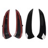 Pair of Rear Bumper Side Vent Spoiler Trim Left Right