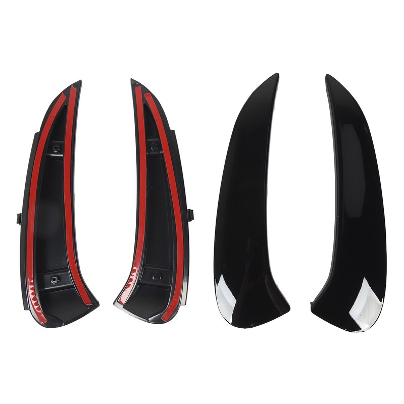 Pair of Rear Bumper Side Vent Spoiler Trim Left Right