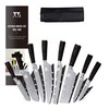 XYJ Stainless Steel Kitchen Knives Set 8 Piece Chef Knife