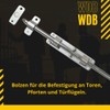 WDB Gate Bolt 220 mm - Bolt with Rubber Handle