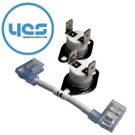 Midmark 2x Thermostat, Jumper wire Kit Fits Midmark Ritter M11 M9  015-1637-00 / MIT093