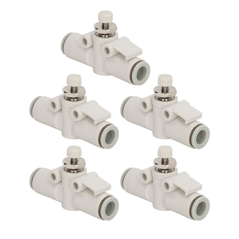 5Pcs Air Flow Control Valve PVC Fast Change Pneumatic Hose