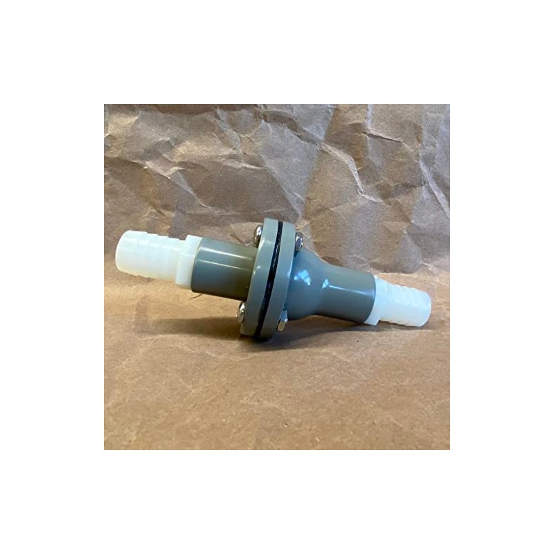 74 Style Flapper Check Valve with 3/4-in Barbed Adapter Ends