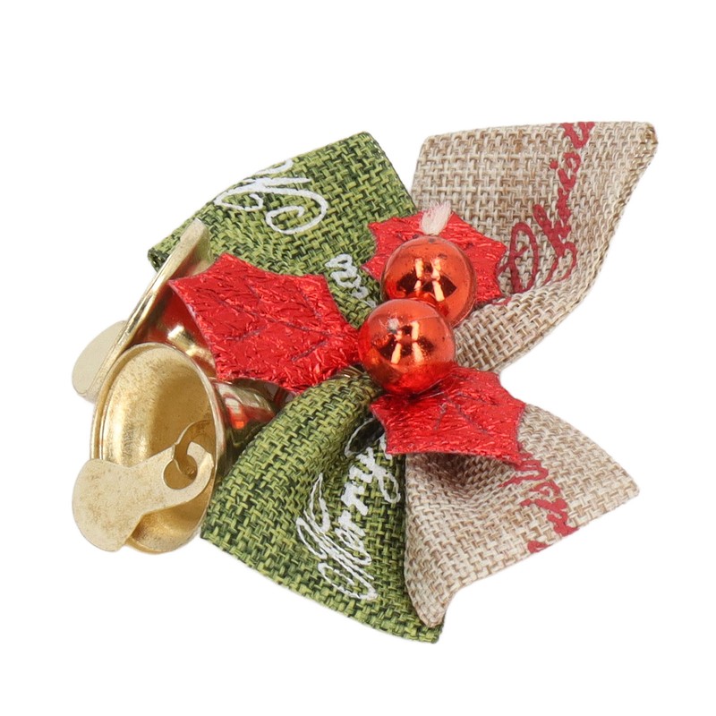 50Pcs Mini Bowknot Bells Durable Metal Happy Vibes Widely Used