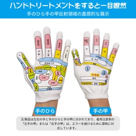 Doyime Hand Pressure Point Gloves, Palm Massage, Pushing Point Tool, Self-Held, Relieves Fatigue, Breathable, Soft, Stress Relief, Unisex, Gift