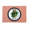 100% Cotton Ribbed Placemats - Set of 8-13 x 19