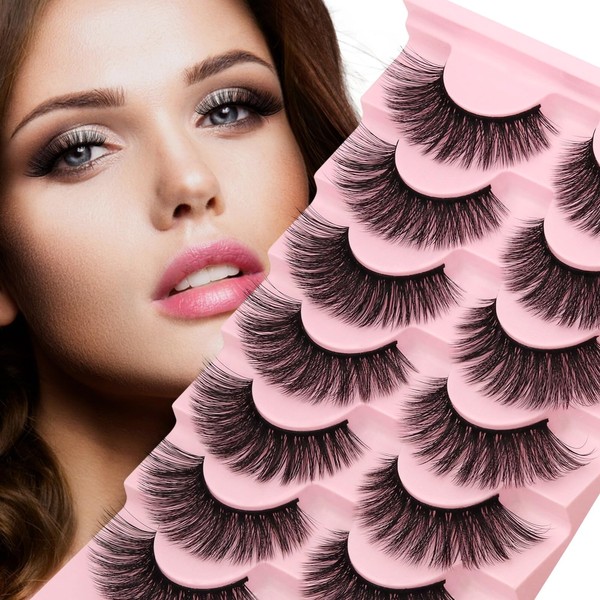 ESHARP Eyelashes 3D Volume Cat Eye Lashes 16mm Long Strip