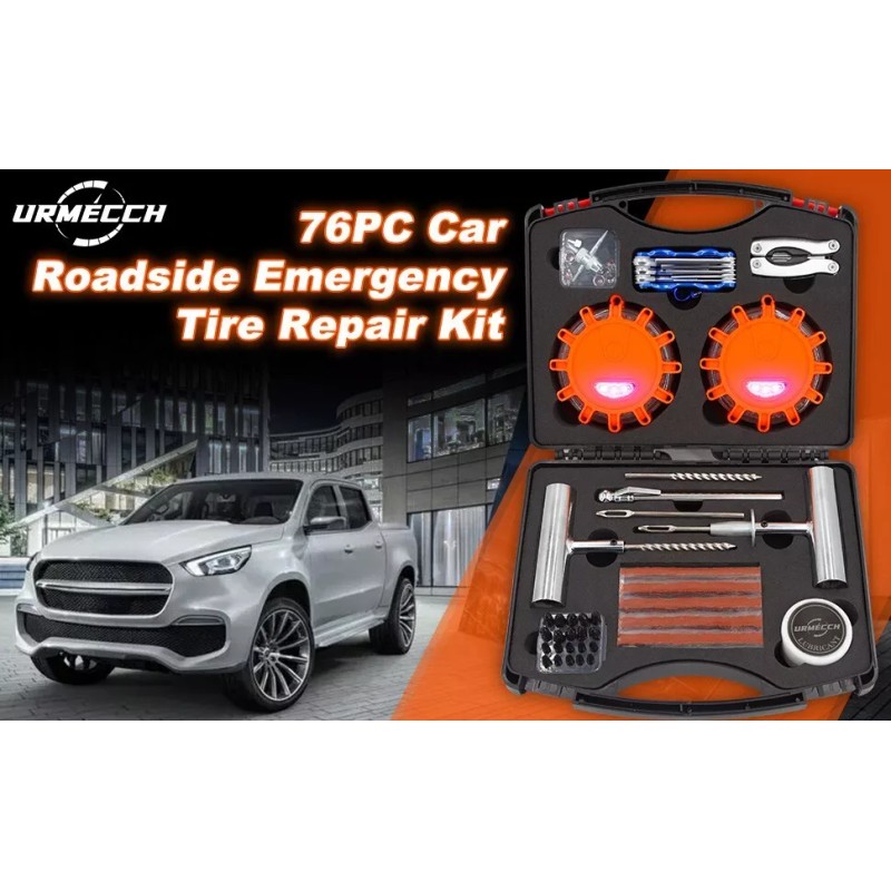 Unbranded Roadside Emergency Tire Repair Kit Flat Car Truck Plug