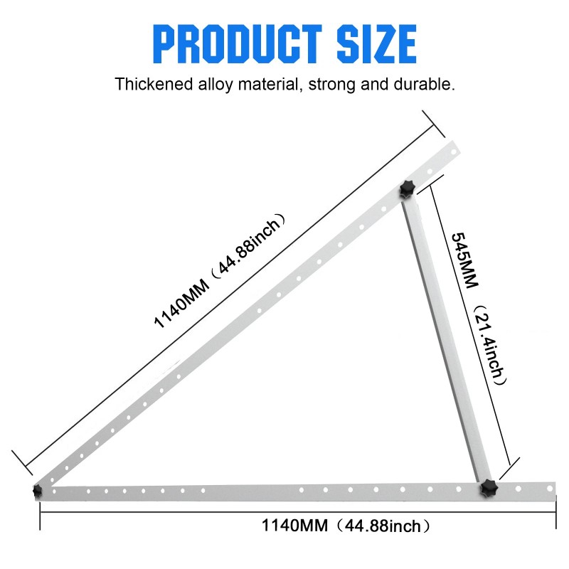 PFCTART 2 Set 45 Inch Solar Panel Bracket Mounting Balcony