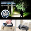 E-SHIDAI Solar Flashlight，Solar Powered Flashlight for Multi Function 8000 Lumens