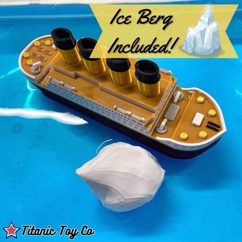 8" Titanic Bath Boat And Pool Toy, Titanic Model Titanic