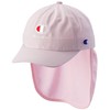 Champion 141-0109 Kids Cap with Flap, safety pink, 53.0-55.0 cm