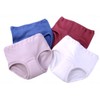 4 Pack 100% Cotton Soft Gauze Incontinence Shorts - M