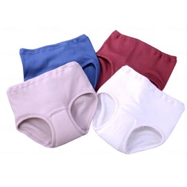 4 Pack 100% Cotton Soft Gauze Incontinence Shorts - M