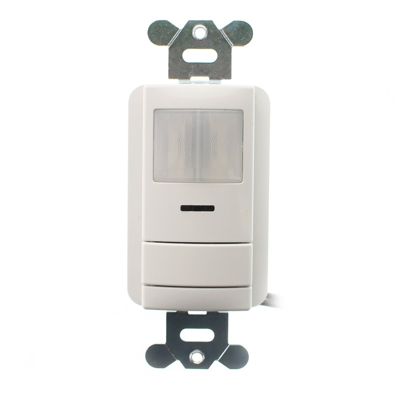 Sensor Switch Wall Mount Motion Sensor, PDT Passive Dual Technology