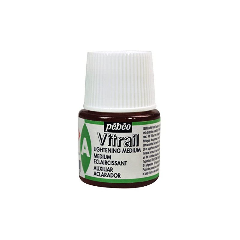Pebeo 45 ml Vitrail Lightening Medium Stained Glass Effect Glass