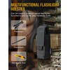 OneTigris Flashlight Holster Flashlight Holder Molle Flashlight Holster Tactical Flashlight