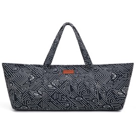 ELENTURE Large Yoga Mat Bag for Women Men, Travel Yoga Gym Bag for Pilates Office Beach Workout, Yoga Mat Tote Carrier with Mat Strap for 1/4" 1/2" Thick Exercise Yoga Mat