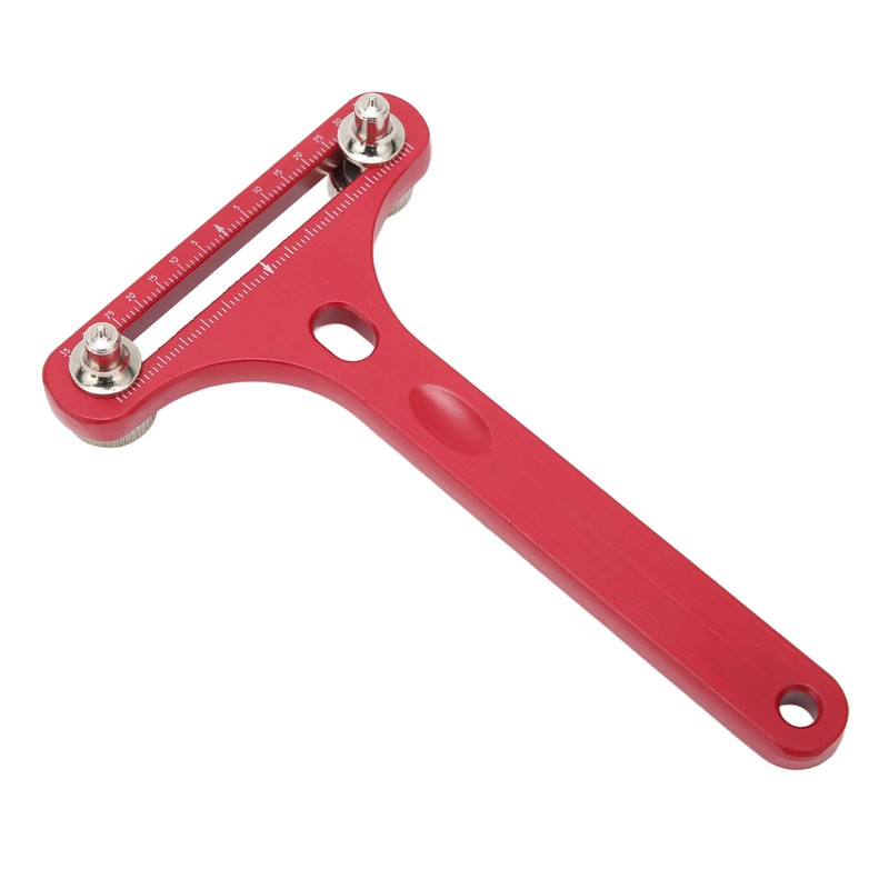 T Shaped Watch Back Case Opener Alloy Steel Clear Scale