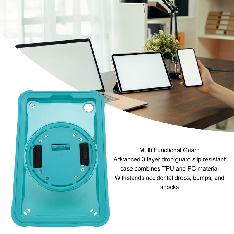 Tablet Shockproof Case Multifunction Tablet Protective Cover with Hand Strap