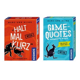 KOSMOS Set of 2 692926 740382 Game of Quotes + card game you a