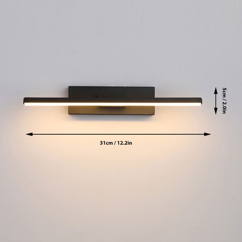 LED Strip Wall Lamp Rotatable Wall Sconce Bedside Table Reading