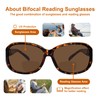 FONHCOO Bifocal Sunglasses for Women, Stylish Reader Sunglasses with Readers