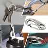 Stainless Steel 316 Egg-Shaped snap Hook, Lobster Buckle Fixed Hook