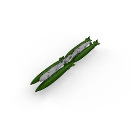 Eduard EDB632102 Brassin 1:32-MER Multiple Ejector Rack kit, Various
