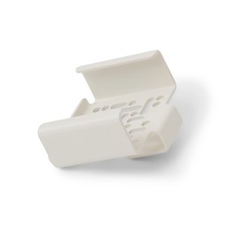 Pedestal TV Mount Bracket Compatible with Apple TV, Easy Hiding of TV Box and Cables on the Back of Your Pedestal TV Cabinet, Fits Pedestal TV Stands (Beige)