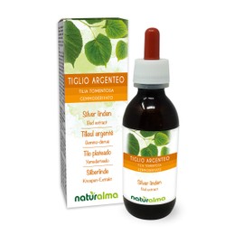 Silver Lime (Tilia Tomentosa) Alcohol-Free Bud Extract from Fresh Buds Naturalma Liquid Extract Drops 120 ml Dietary Supplement Vegan