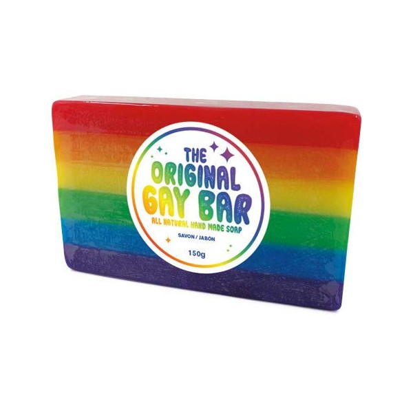 GAMAGO Gay Bar All Natural Hand Made Soap - Novelty Fun Gift for Friends & Family - A Bar Made With Pride - 100% Natural Glycerin Bar Soap