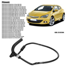 Water Tank Radiator Hose, Engine Radiator Coolant Hose 25192904 Replacement for Vauxhall Astra Zafira Insignia Meriva Signum Mokka