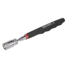 Sealey S0903 Heavy-Duty Magnetic Pick-Up Tool with Led, 3.6Kg Capacity