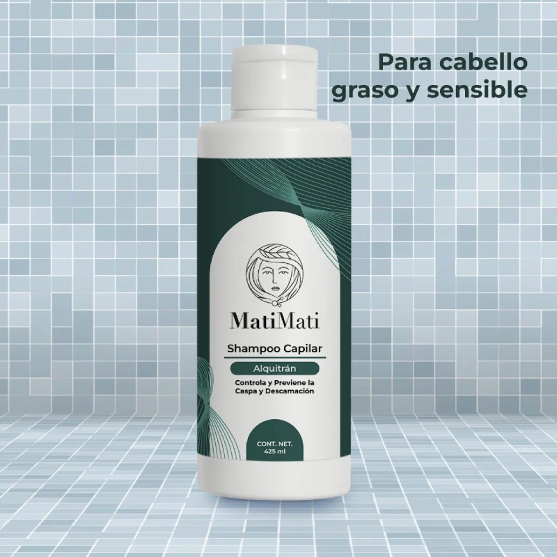 Shampoo Anticaspa Con Alquitrán 425ml Psoriasis Matimati