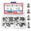 AIMUNOK 60pcs GPU Graphics Card Back Plate Heatsink Screws Spring