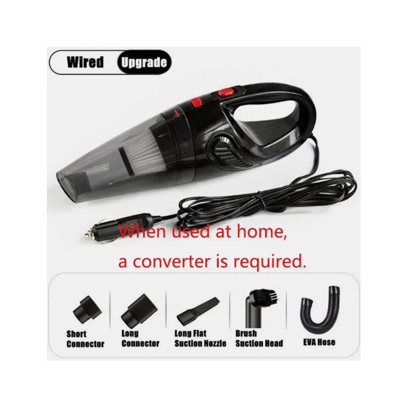 Powerful Car Vacuum Cleaner, Portable Wet & Dry Handheld Strong