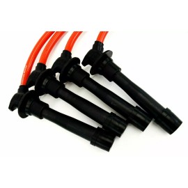 VMS RACING SPARK PLUG WIRES IGNITION CABLES SET FOR MAZDA MIATA MX5 RED