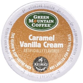 Green Mountain Coffee Caramel Vanilla Cream, K-Cup Portion Count for Keurig K-Cup Brewers (48 Count)